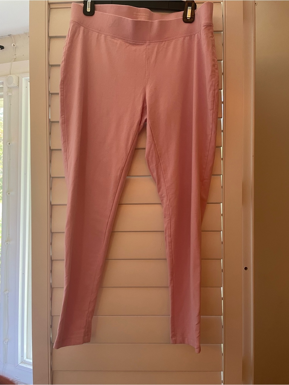 Amazon Essentials Pink Pull-On Leggings Size Large